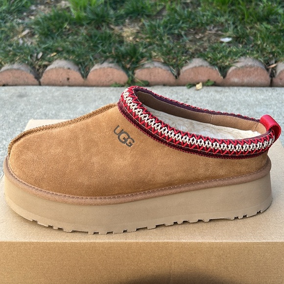 UGG Tazz Womens Slippers Size 9 Chestnut Brand New! - Picture 2 of 14